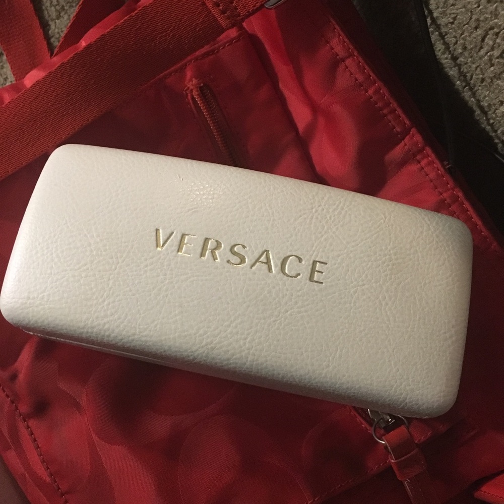 Versace sunglasses black oversized style - Picture 2 of 6